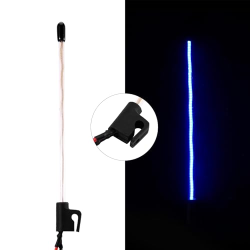 INJORA LED Whip Light Side Fixed for 1/18 SCX24 1/24 RC Crawlers(Ice Blue) - color: Ice Blue