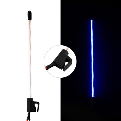 INJORA LED Whip Light Side Fixed for 1/18 SCX24 1/24 RC Crawlers(Ice Blue) - color: Ice Blue