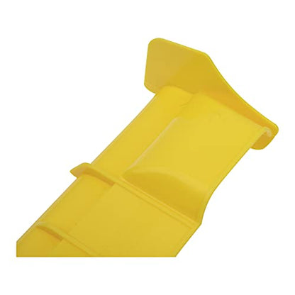 RC Force Rear Spoiler High-Down Force Body Wing Tail Compatible with HPI HSP Redcat 1/8 RC Off Road Short Truck Buggy Car Truck (Yellow) - color: Yellow
