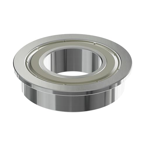 20PCS F682ZZ Flange Ball Bearing, 2x5x2.3mm, Miniature | Double Metal Shielded Flanged Bearing Chrome Steel ABEC-1(P0) Z2 Deep Groove Ball Bearing for Industrial Machine, Power Tools - size: F682ZZ Size2×5×2.3mm