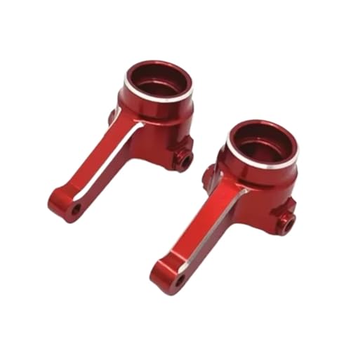 for LC PTG-2 PTG-2R 1/10 Metal Front Steering Cup Rc for Racing Model Crawler Car Truck for Buggy Upgrade Accessories RC Steering Knuckles Cup(Red) - size: Red