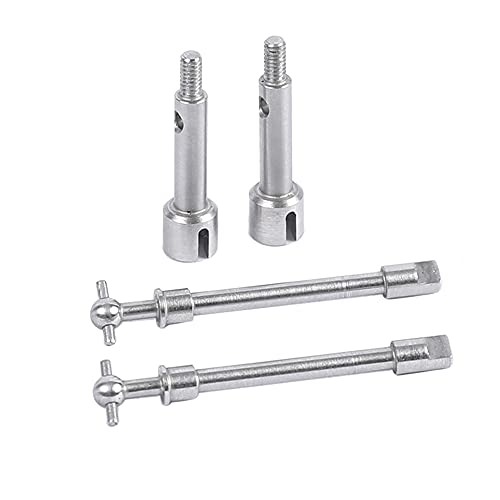 1/24 Stainless Steel Front Axle Drive Shaft CVD for Axial SCX24 RC Car Upgrades Parts (Front) - style: Front