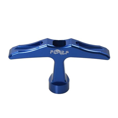 Alloy CNC Pull Starter Handle for Zenoah CY Rovan TSRC Engine (Blue) | for 1/5 Hpi Rofun Km Baja Lois 5ive-T FG GoPed Redcat Rc Car Parts - color: Blue