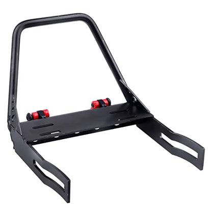 Metal RC Crawler Front Bumper with Winch Mount Shackles for Axial SCX10 & SCX10 II Redcat Gen7 Gen 8 Upgrades (Type A) - style: Type A