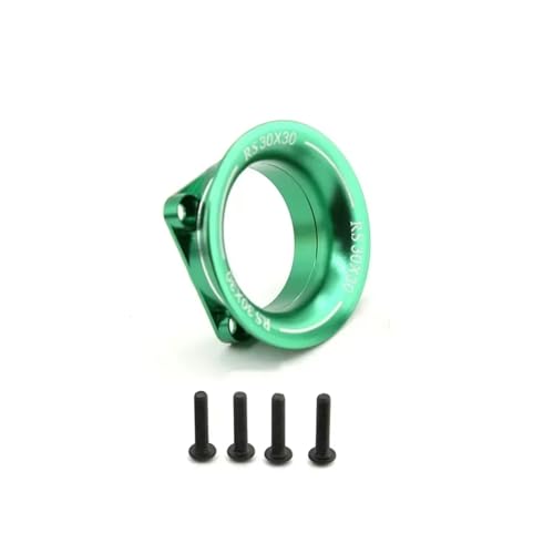RC Car Accessories for Sakura D3 D4 for HSP for HPI 540 550 3650 Motor/ESC Heatsink 1/10 1/8 30X30 Cooling Fan Cover Air Cooling Channel Parts Replacement(Green) - size: Green