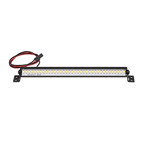 Barra de luz LED de techo de Metal Rock Crawler, accesorios de repuesto para 1/10 RTX4 D90 SCX10 ii GEN8 RC Crawler|Parts & Accessories| -