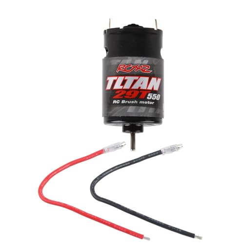 RC Brushed Motor, Low Noise High Performance 550 Motor 29T Standard for Off Road Crawler RC Car Enthusiasts Hobbyists Outdoor Adventure Racing