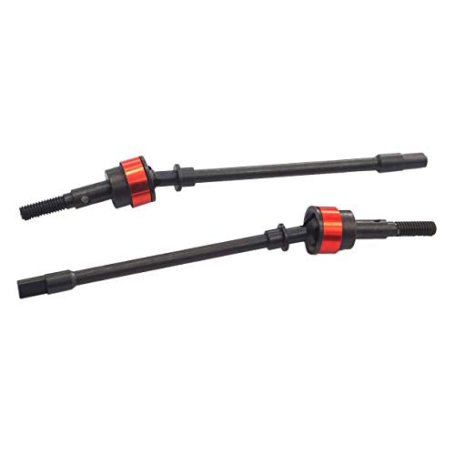 2PCS Vgoohobby Hard Steel CVD Drive Shaft Front Axle Dogbone Hop-Up Parts Compatible with Axial SCX10 1/10 RC Climbing Car Crawlers Buggy