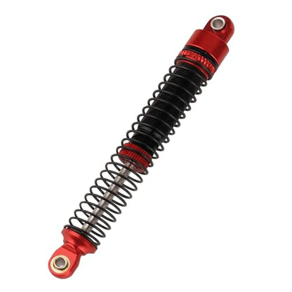 78mm Aluminum Long Threaded Shocks Absorbers Oil Damper for 1/18 RC Crawler TRX4M TRX-4M KUpgrade Parts (Red) - color: 78mm-red