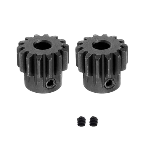 2pcs 3943X Hardened Steel 13-Tooth Pinion Gear (32 Pitch) for Traxxas Slash Rrustler Stampede Raptor 4x4 VXL TRX-4 TRX-6 Hop Ups Upgrade Parts