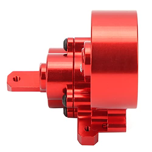 Aluminum Alloy Transmission Case Housing Set, RC Gearbox Housing for GEN8 1/10 RC Car, CNC 6061 - T6 with Hard Anodized Finish and PTFE Coated Gears (Red) - color: Red