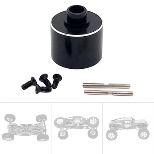 harayaa RC Car Diff Case Set Metal Diff Case Gear 1/12 Multifunction Sturdy Differential