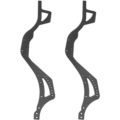ShareGoo Carbon Fiber RC Chassis Frame Rails Plate Beam Compatible with 1/10 Axial SCX10 PRO RC Crawler Car, Replace of AXI23053