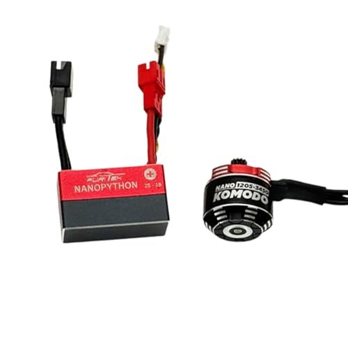 furitek NanoModo 2026 Brushless Power System with NanoPython and NanoKomodo for Axial SCX30 - Remote Control Car, RC Cars, RC Crawler Electronics Combo Upgrades (SCX30 - FUR-2738) (FUR-2738)