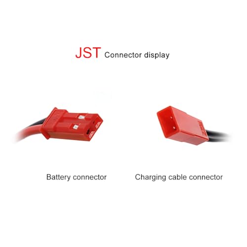 7.2V Ni-MH Battery Pack, 2400mAh Rechargeable AA Battery with USB Charge Cable, JST Plug for RC Car, Truck, Tank, Boat, Toys