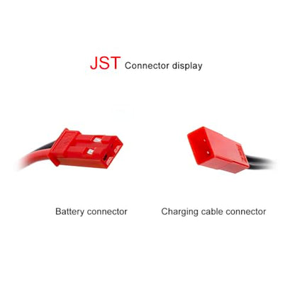 7.2V Ni-MH Battery Pack, 2400mAh Rechargeable AA Battery with USB Charge Cable, JST Plug for RC Car, Truck, Tank, Boat, Toys