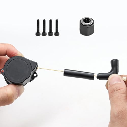 R020 Engine Pull Starter & 12mm One Way Bearing R025 Hex Nut Compatible with 1/10 RC Nitro Trucks Vertex VX 16 18 SH 21 Engines