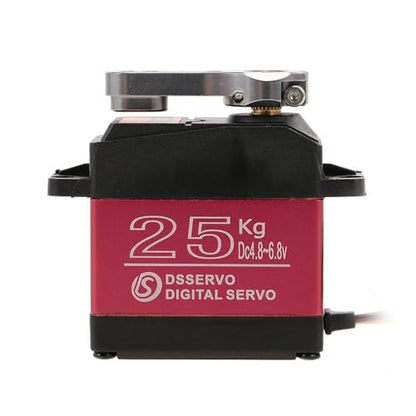 ZOSKAY Servo High Torque Metal Gear Standard Digital Servo 25KG/0.13S 6.8V for 1/8 1/10 RC Cars (Control Angle 270)