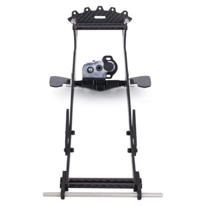 1/10 Performance Carbon LCG Chassis Kit with Gearbox & Shock Absorbers for RC Crawler SCX10 & Capra Upgrade Parts (Chassis Kit with Gearbox) - style: Chassis Kit with gearbox