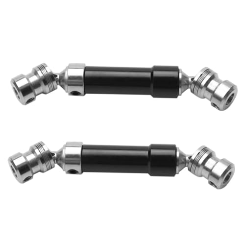 RC Car Drive Shafts Compatible with Wltoys 12428 12423 1/12 RC Short Course for Desert for Buggy Off-Road Car Parts 2Pcs Metal Rear Center Drive Shaft CVD