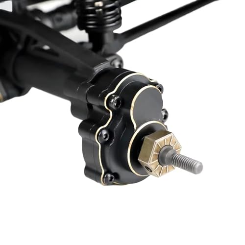 RC Steering Knuckle Block for FMS FCX10 1/10 Steering Knuckle Outer Inner Portal Housing Differential Axle Cover RC Crawler for Racing Car Upgrade Parts(Rear Set) - size: Rear Set