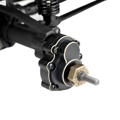 RC Steering Knuckle Block for FMS FCX10 1/10 Steering Knuckle Outer Inner Portal Housing Differential Axle Cover RC Crawler for Racing Car Upgrade Parts(Rear Set) - size: Rear Set