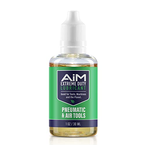 Air Tool Oil - Premium Pneumatic Grease/Air Gun Oil Lubricant & Stabilizer - 1 oz - High Performance Spray - Ideal for Maintaining Pneumatic Tools - Made in The USA!