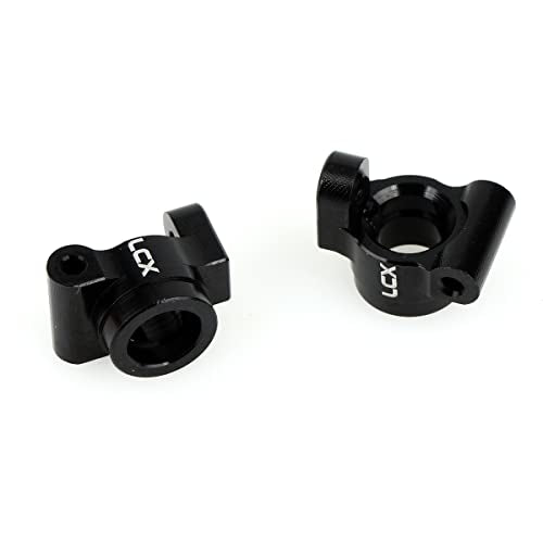 LCX Racing RC Car CNC Machined Aluminum Rear Hub Set for LOSI 1/16 Mini-B Buggy 1/18 Mini-T 2.0 Stadium Truck, Upgrades Parts Accessories
