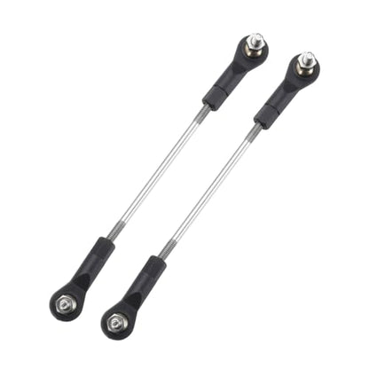 MECCANIXITY 2Pcs Adjustable Turnbuckles Camber Link, 94-104mm Turnbuckle Rod Steering Servo Linkage with M3 Ball Head Rod Ends for RC Car Replace Parts - size: 94-104mm