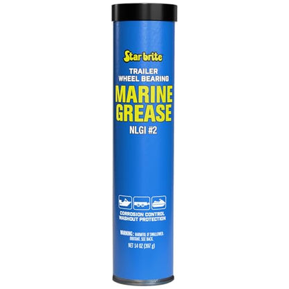 STAR BRITE Trailer Wheel Bearing Grease NLG#2 - Advanced Marine-Grade Protection Against Rust, Corrosion & Water Washout - style: 14 OZ Cartridge