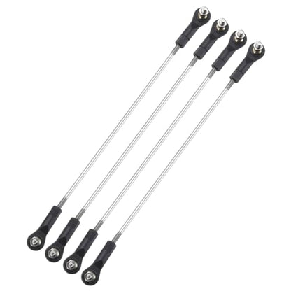MECCANIXITY 4Pcs Adjustable Turnbuckles Camber Link, 184-194mm Turnbuckle Rod Steering Servo Linkage with M3 Ball Head Rod Ends for RC Car Replace Parts - size: 184-194mm