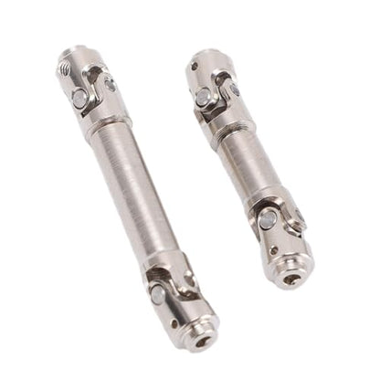 Keenso 1/30 RC Crawler Drive Shafts Set, Steel Upgrade Parts for SCX30, High Strength Metal Design, Enhanced Performance for Remote Control Vehicles