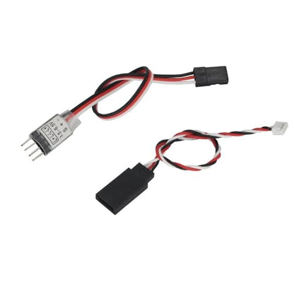 RC 3-Channel LED Light Controller, 3.5-6.5V JR Plúg Board System, Remotely Control Headlights/Taillights for RC Car/Truck