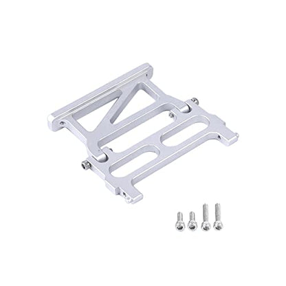 Aluminum Rear Body Shell Mount Parts for Axial SCX24 C10 1/24 RC Crawler Upgrades (Silver) - color: Silver