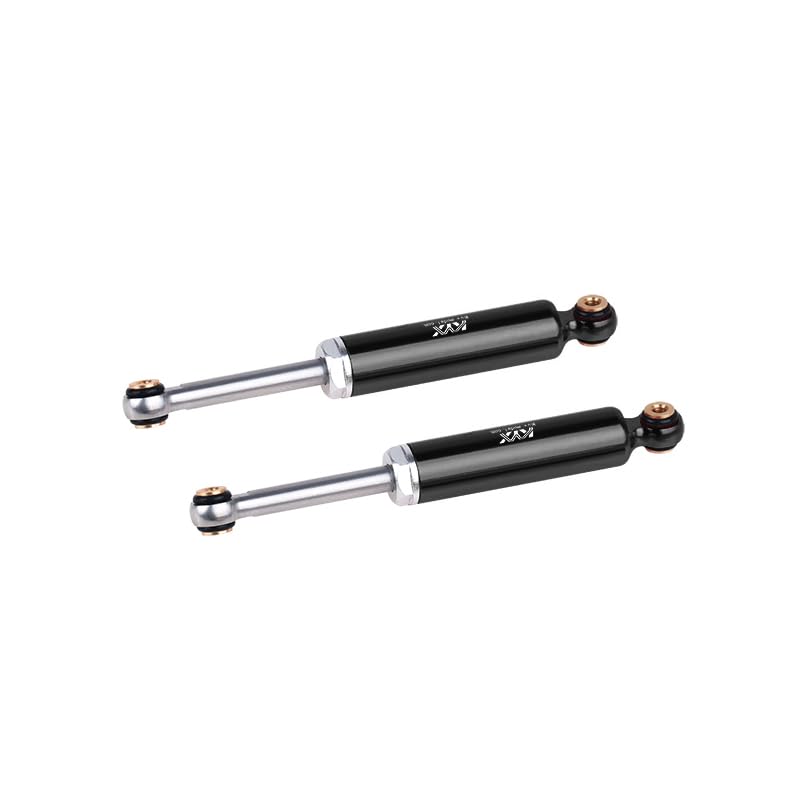 KYX Racing Aluminum Suspension Shock Absorber Inner Spring Shock 52mm Upgrades Parts Accessories for 1/24 RC Crawler Car Axial AX24 (4pcs), Black