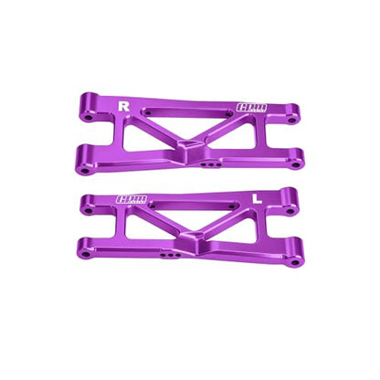 GPM Rear Lower Suspension Arm 7075-T6 Aluminum for ARRMA 1/16 Mini Kraton 3S - Upgrade Replacement A-Arm (Purple) - color: Purple