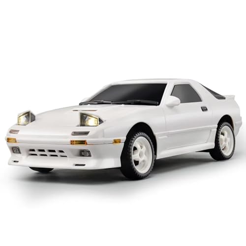 RC Crawlers Models For LDRC AE86 A86 LD1801 LD1802 LD1803 LD1804 A01 A02 1/18 RC Car Upgrade Parts 4pcs 33mm Hard Drift Tire Wheel Tyre(White) - color: White