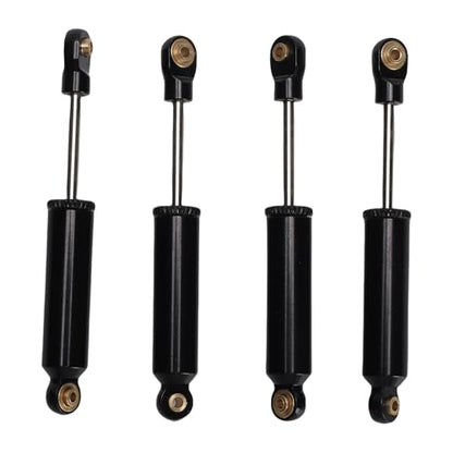 banapoy RC Shock Absorber Damper Set, 4 Pcs 66mm Aluminium Alloy Spring Shock Absorber Replacement for Bronco 1/18 Model Car RC Crawler, Modification Parts