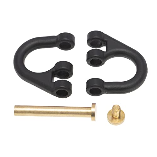 1/10 RC Car Crawler Trailer Towing Shackles - Metal Hooks for SCX10 TRX4 D90 - Upgrade Parts for Rock Climbing Cars - 5Pcs Set Included - Black - color: Black