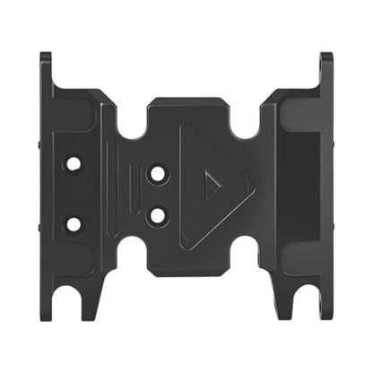 Aluminum Center Transmission Skid Plate Mount for Axial SCX10 II 90046 90047 1/10 RC Crawler Upgrades Parts (Black) - color: Black
