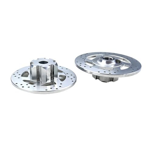 CNC Alu7075 +3MM Extended 17mm hex hub/Disc Front/Rear for Traxxas UDR