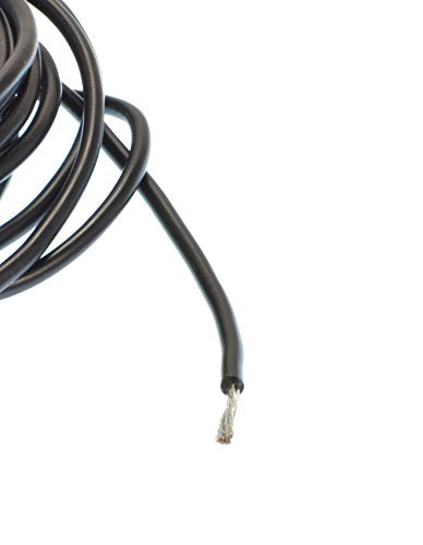 10' Black 18 Gauge Super Flexible High Strand Battery/Motor Silicone Insulated Copper Wire #1171