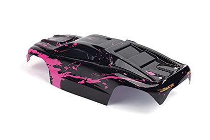 SummitLink Custom Body Muddy Hot Pink Over Black Style Compatible for E-Revo 1/10 Scale RC Car or Truck (Truck not Included) ER-HP-01