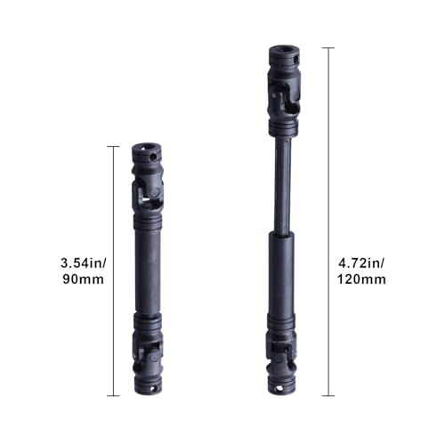 Hobbypark Steel Centre Drive Shaft CVD 90-125mm for 1/10 RC Crawler Traxxas TRX-4 Axial SCX10 Upgrade Parts Hop-Ups Replacement (2pcs)