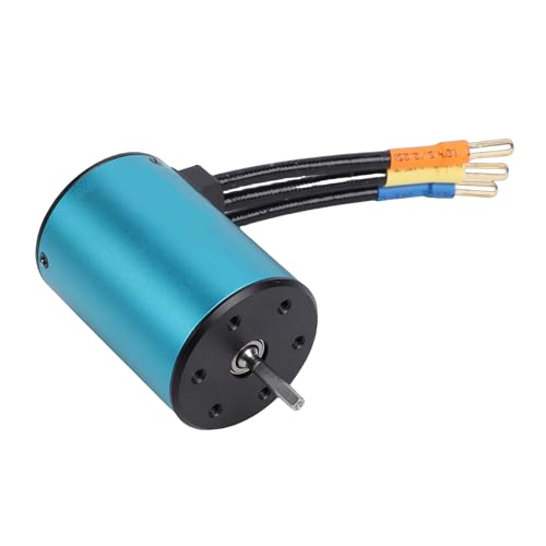 3650 Brushless Motor, Aluminum High Speed Sensorless 4000KV RC Motor for 1/10 Scale RC Cars Trucks Racing Off-Road Enthusiasts