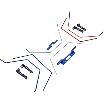 ShareGoo RC Sway Bar Kit Front & Rear Anti-Roll Bar Wide Sway Bar Compatible with 1/10 Traxxas Slash 2WD RC Car