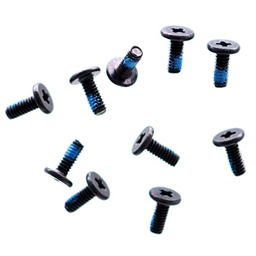 Deal4GO M2x5mm Flat Head Phillips Screw Replacement for Dell HP ASUS Acer Lenovo Laptop Hard Drive Caddy Carrier Bottom Case - Black - size: M2x5.0mm