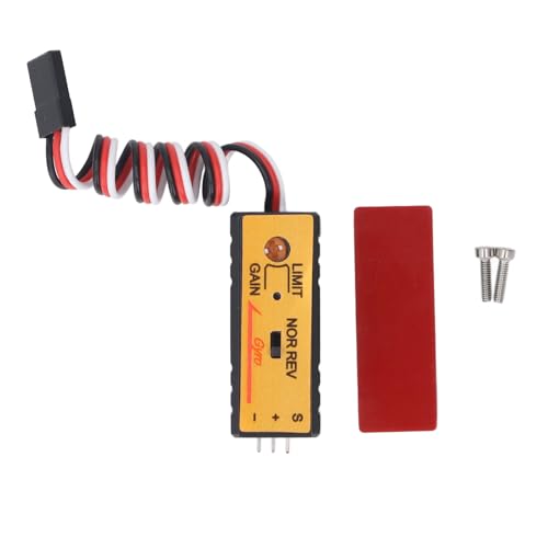 RC Stability Control Mini Gyro Module for RC Cars Accurate Stage Gain Sensitivity RC Car Gyro Controller Module 4-6V