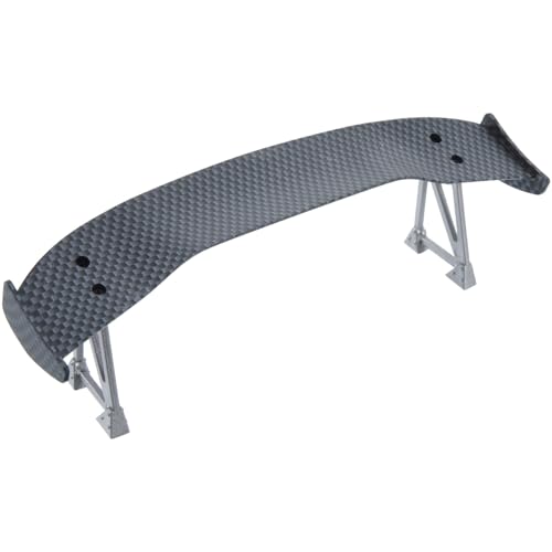 ERINGOGO 1/10 Mini Drift Car Tail Wing Carbon Fiber Rear Spoiler Vehicle Model Tail Wing Universal Rc Car Modification Accessory for Racing