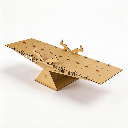 RC Crawler Seesaw Bridge, Course Obstacle for 1/18 and 1/24 Mini Crawlers (Rocking Seesaw) - size: Rocking Seesaw